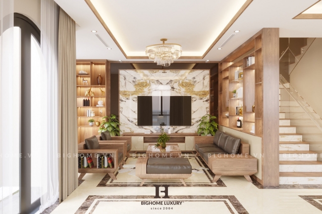 Tham khảo mẫu thiết kế nội thất căn hộ nhà anh Hoàng