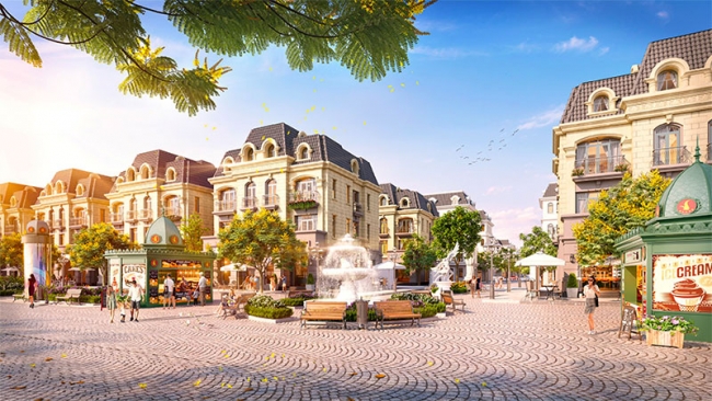 Phong cách Pháp cổ tại phân khu Kinh Đô Ánh Sáng Vinhomes Dream City